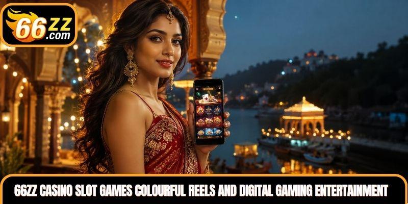 66ZZ Casino slot games featuring colourful reels and digital gaming entertainment