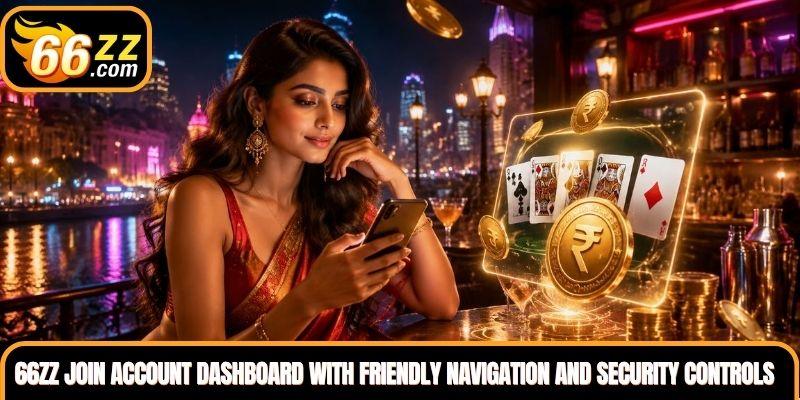 66ZZ Join Now account dashboard with Bangladesh-friendly navigation and security controls
