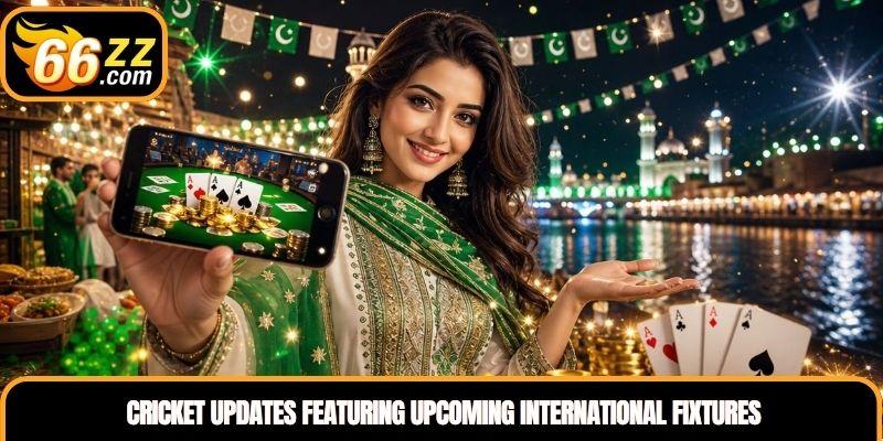 Cricket Updates featuring upcoming international fixtures and exciting tournament preparations
