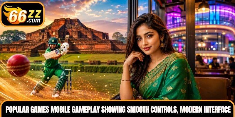 Popular Games mobile gameplay showing smooth controls and modern interface
